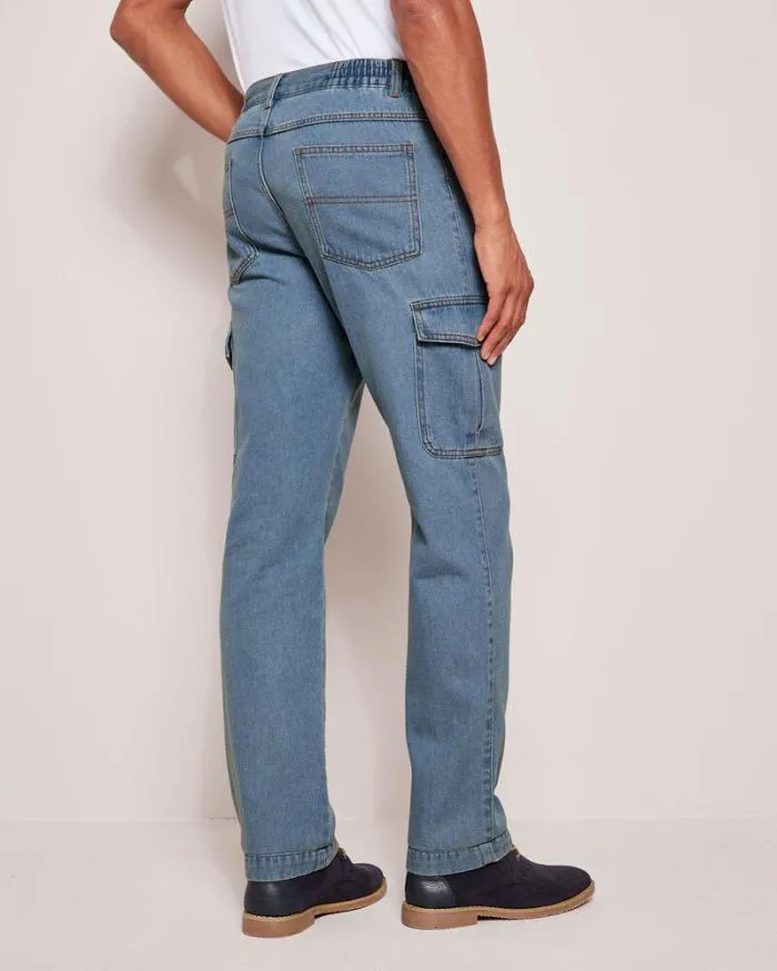 Cotton Traders Trousers Denim Cargo Jeans 8211 Men
