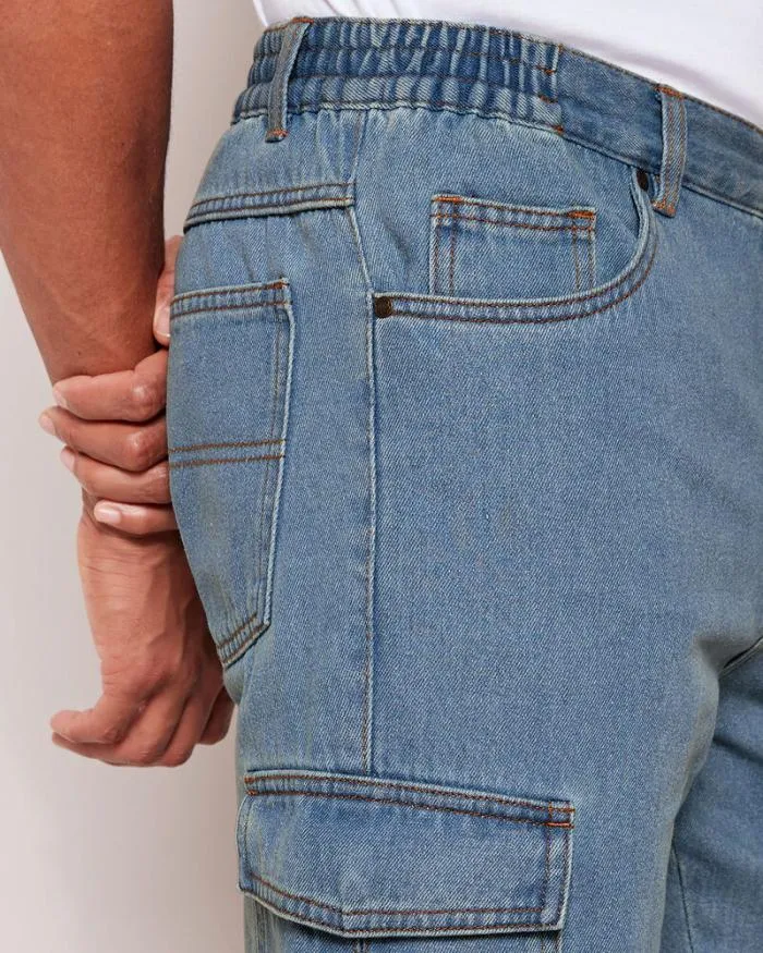 Cotton Traders Trousers Denim Cargo Jeans 8211 Men