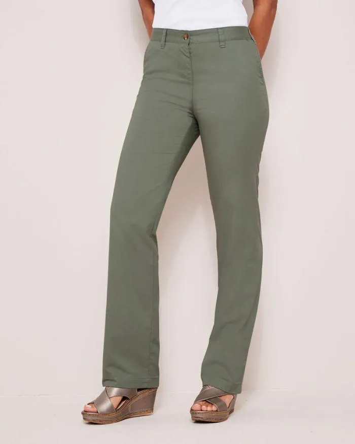 Cotton Traders Trousers Everyday StraightLeg Trousers 8211 Women