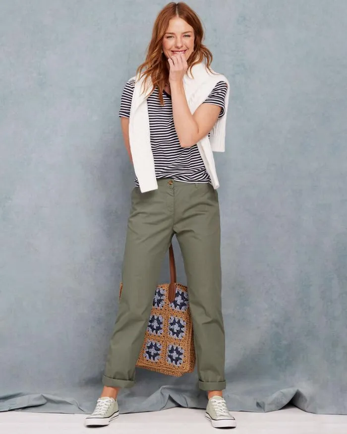 Cotton Traders Trousers Everyday StraightLeg Trousers 8211 Women