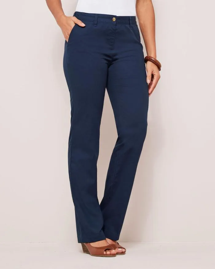 Cotton Traders Trousers Everyday StraightLeg Trousers 8211 Women
