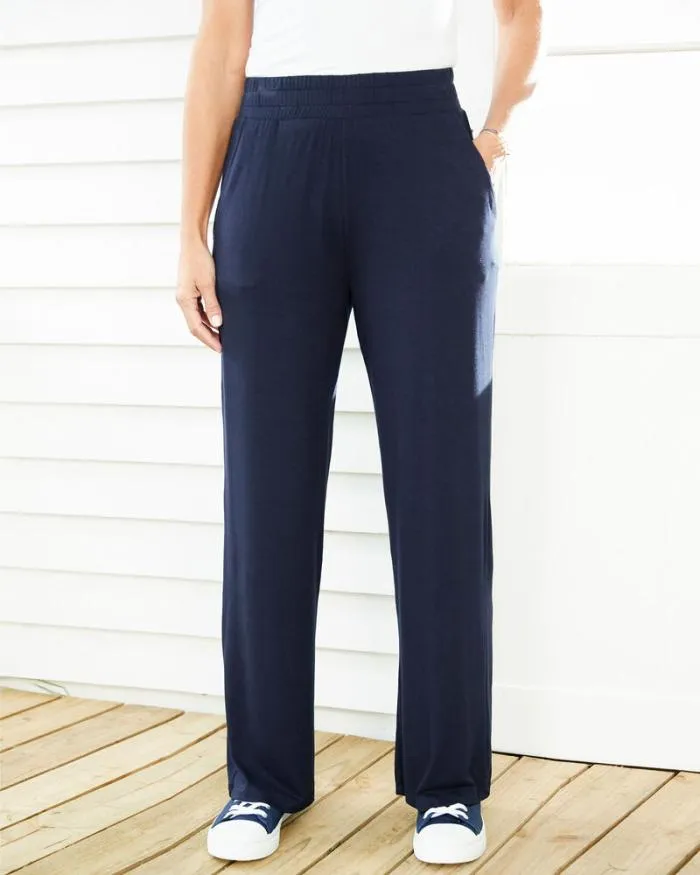 Cotton Traders Trousers Harmony Wide Leg Jersey Trousers 8211 Women