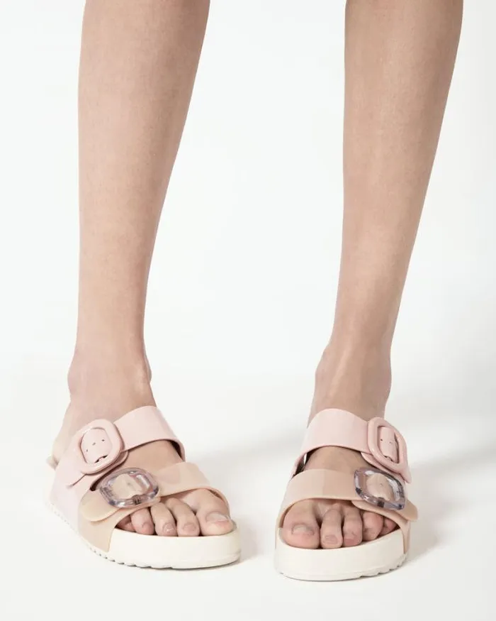 Cozy Beigepink Women Melissa Slides