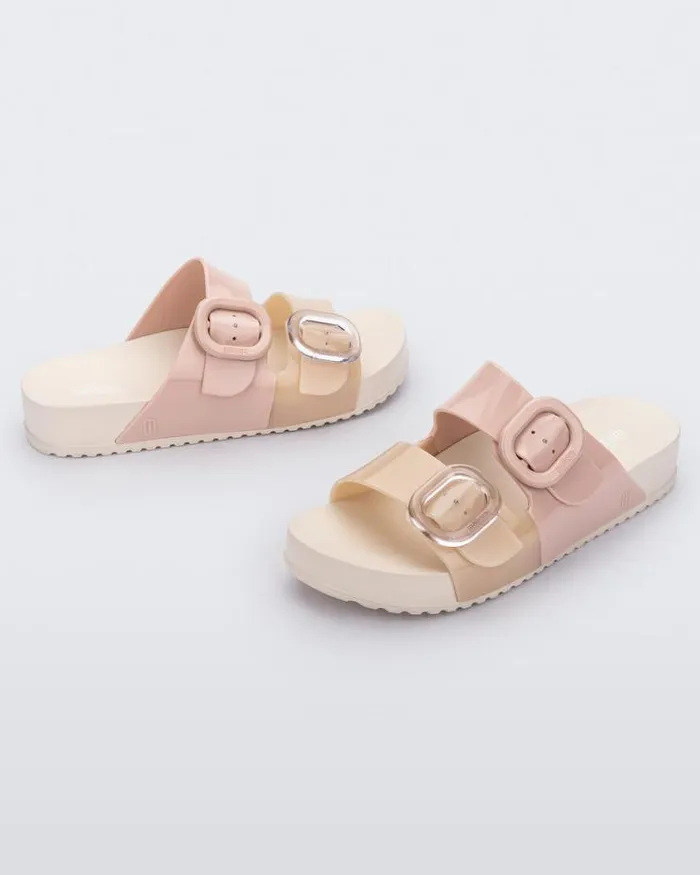 Cozy Beigepink Women Melissa Slides