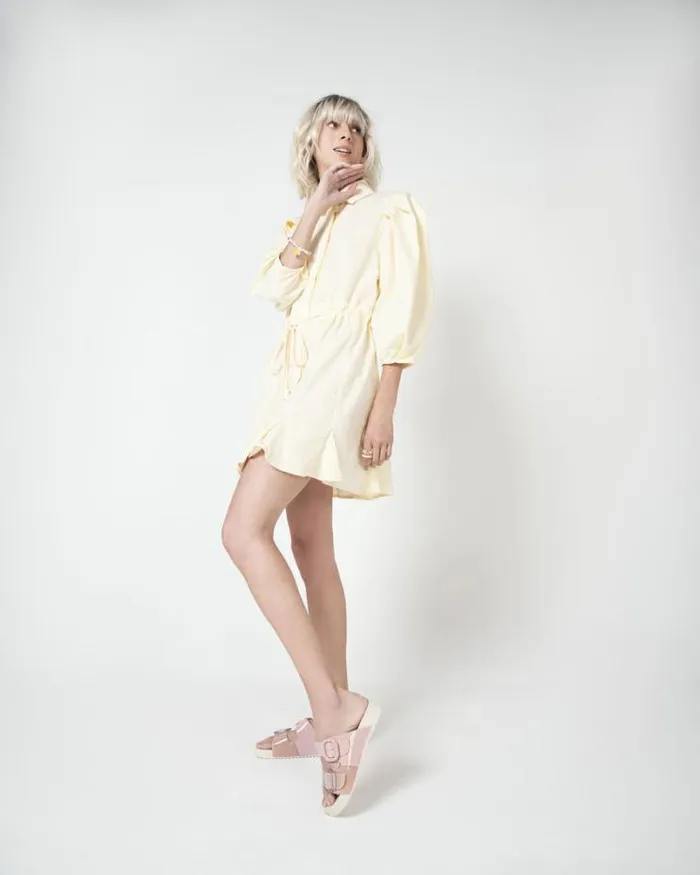 Cozy Beigepink Women Melissa Slides