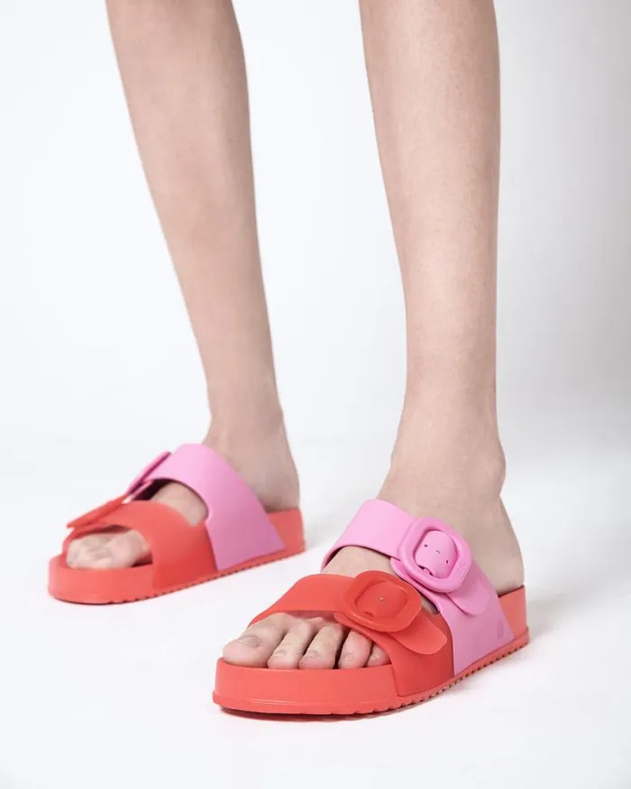 Cozy Redpink Women Melissa Slides