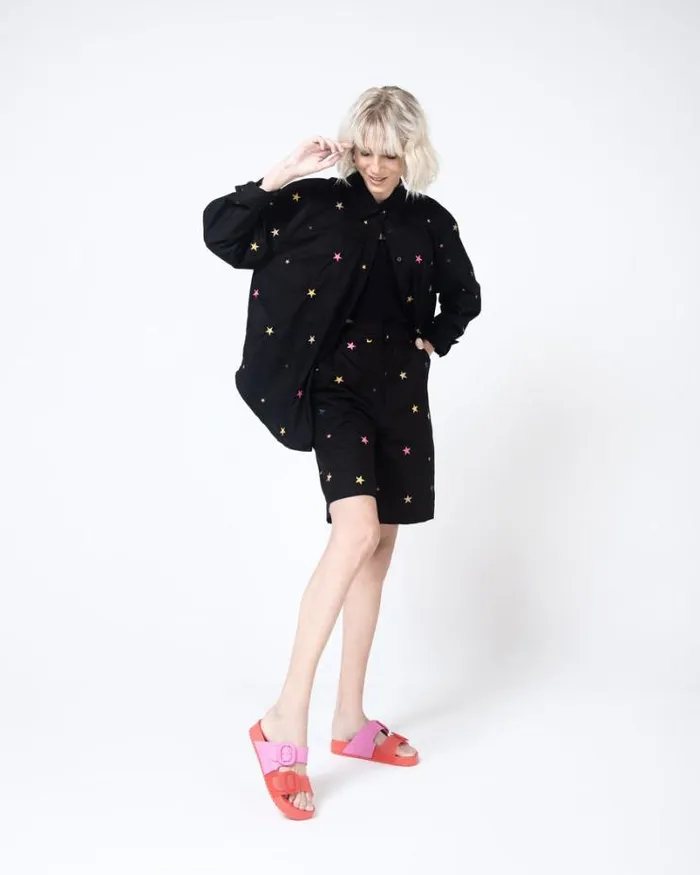 Cozy Redpink Women Melissa Slides