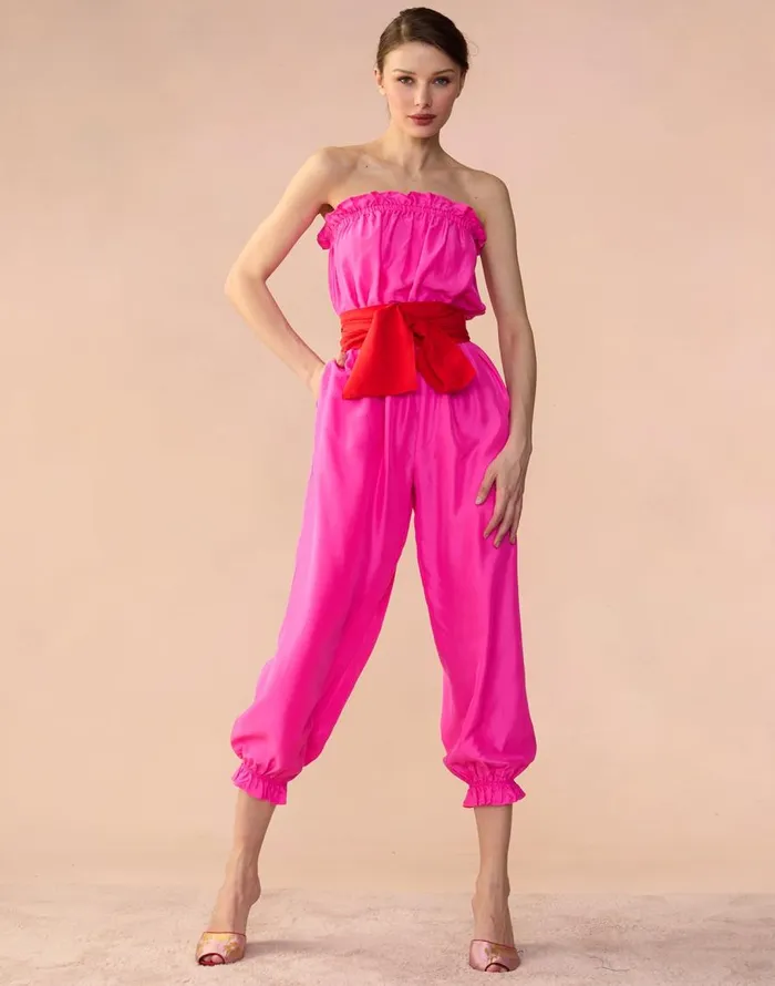 Cynthia Rowley Cassis Jumpsuit Women Bottoms Cynthia Rowley Cassis Jumpsuit Women Bottoms