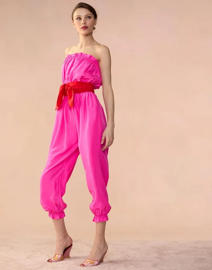 Cynthia Rowley Cassis Jumpsuit Women Bottoms Cynthia Rowley Cassis Jumpsuit Women Bottoms