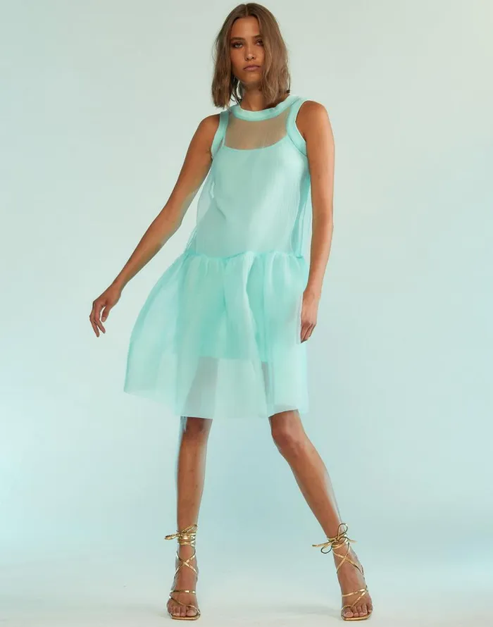 Cynthia Rowley Chloe Organza Dress Women Dresses Cynthia Rowley Chloe Organza Dress Women Dresses
