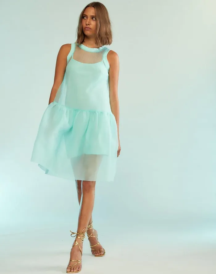 Cynthia Rowley Chloe Organza Dress Women Dresses Cynthia Rowley Chloe Organza Dress Women Dresses