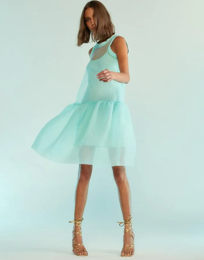 Cynthia Rowley Chloe Organza Dress Women Dresses Cynthia Rowley Chloe Organza Dress Women Dresses