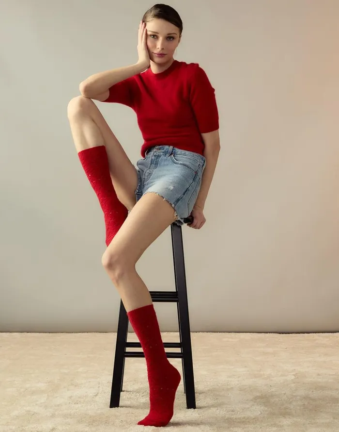 Cynthia Rowley Crochet Wool Socks Women Accessories and Gifts Cynthia Rowley Crochet Wool Socks Women Accessories and Gifts