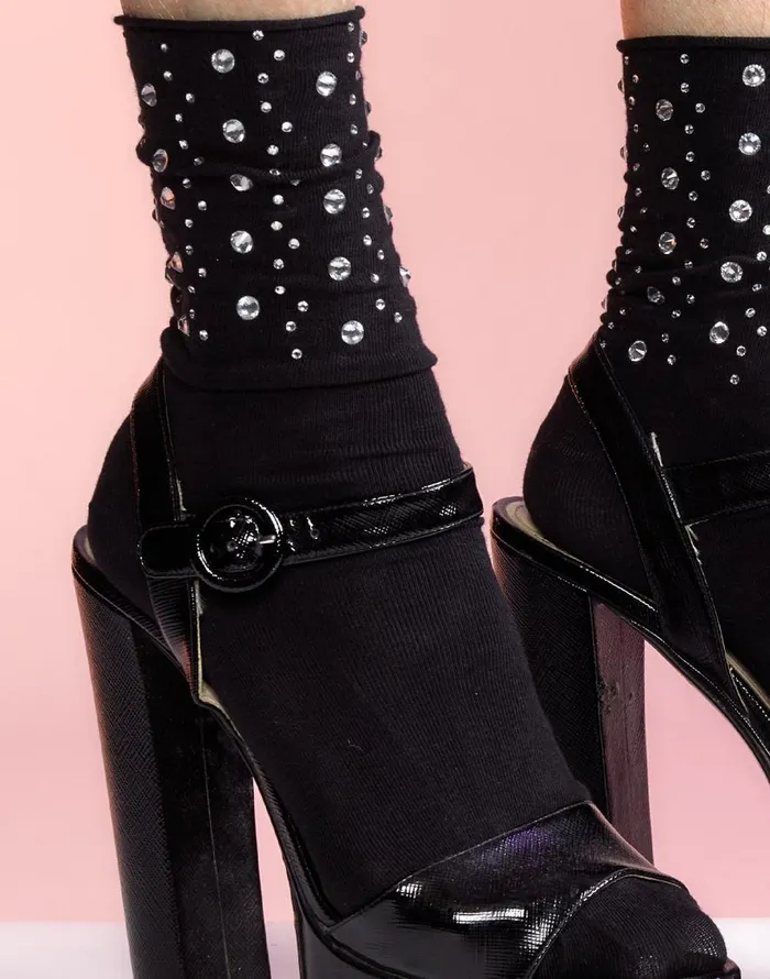 Cynthia Rowley Crystal Socks Women Accessories and Gifts Cynthia Rowley Crystal Socks Women Accessories and Gifts