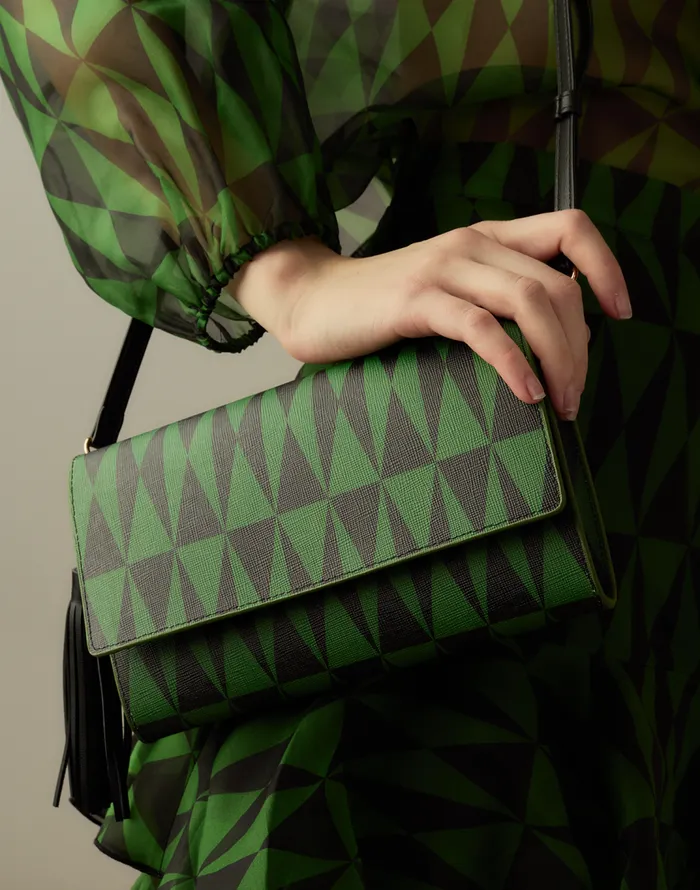 Cynthia Rowley Evergreen Leather Crossbody Purse Women Accessories and Gifts