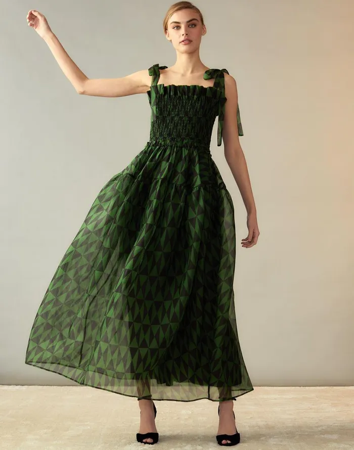 Cynthia Rowley Evergreen Organza Dress Women Dresses Cynthia Rowley Evergreen Organza Dress Women Dresses