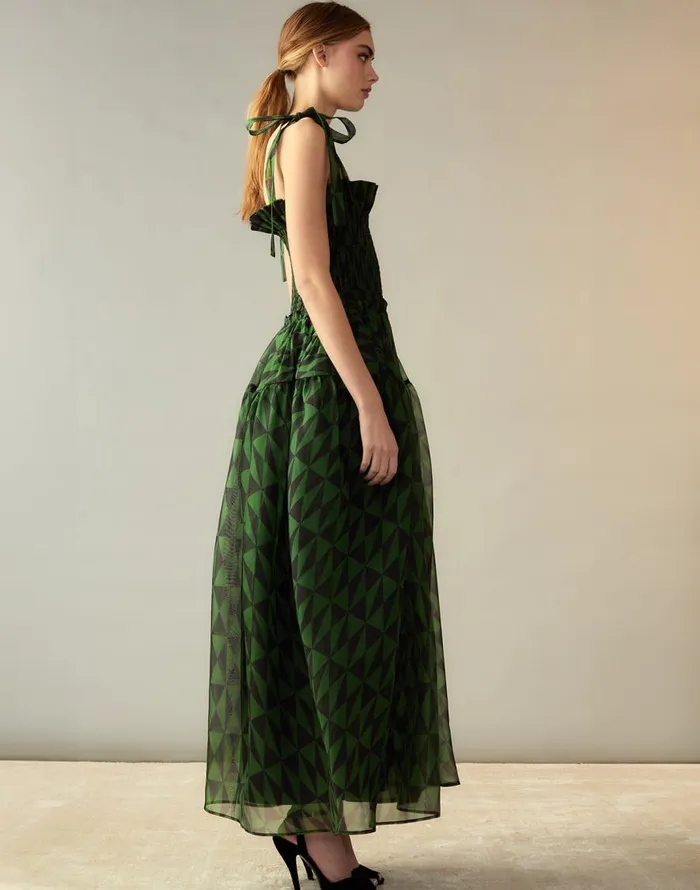 Cynthia Rowley Evergreen Organza Dress Women Dresses Cynthia Rowley Evergreen Organza Dress Women Dresses