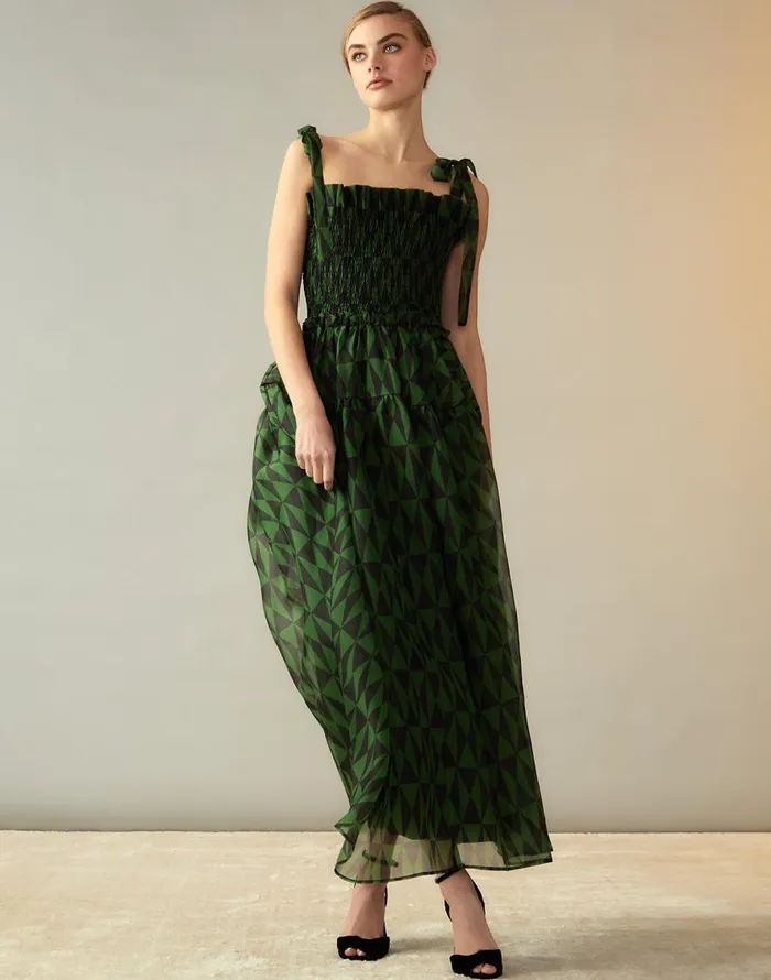 Cynthia Rowley Evergreen Organza Dress Women Dresses Cynthia Rowley Evergreen Organza Dress Women Dresses