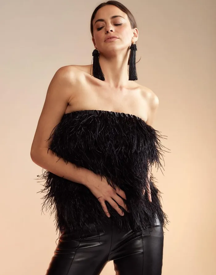 Cynthia Rowley Feather Skirt Women Bottoms Cynthia Rowley Feather Skirt Women Bottoms
