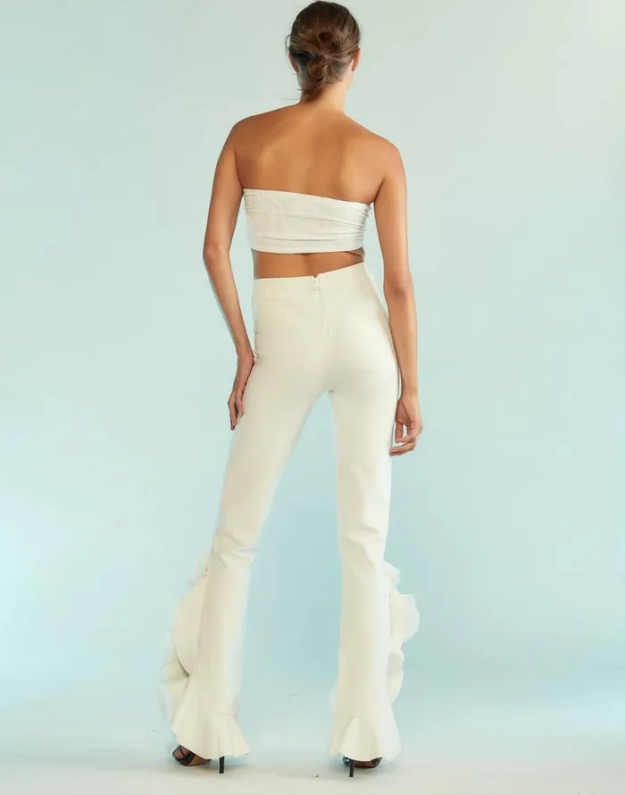 Cynthia Rowley Flora Flare Pants Women Bottoms Cynthia Rowley Flora Flare Pants Women Bottoms