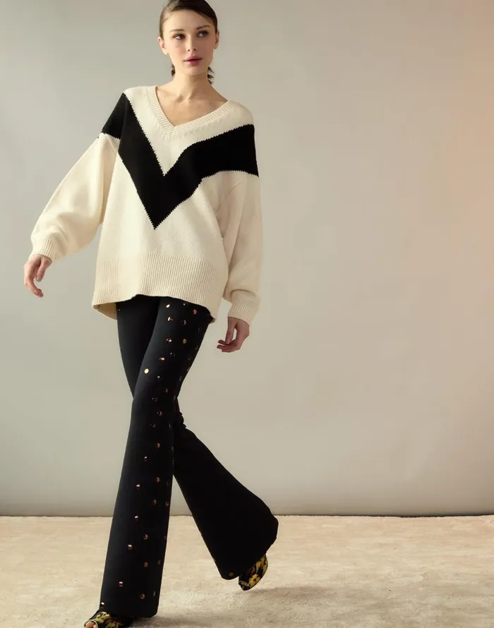 Cynthia Rowley Studded Bonded Pants Women Bottoms Cynthia Rowley Studded Bonded Pants Women Bottoms