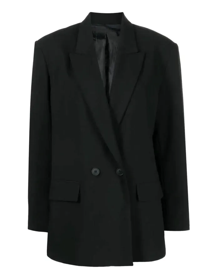 Cynthia Rowley Wool Oversized Blazer Women Jackets and Coats