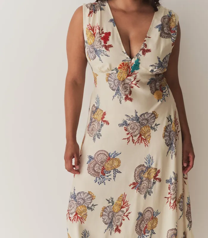 DEN Dresses Women Tatiana Dress Mer Botanique DEN Dresses Women Tatiana Dress Mer Botanique