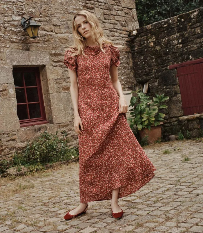 DEN Dresses Women Theodora Dress Ameline Ditsy