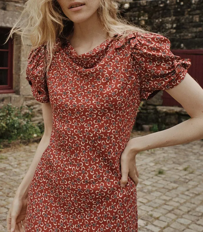 DEN Dresses Women Theodora Dress Ameline Ditsy