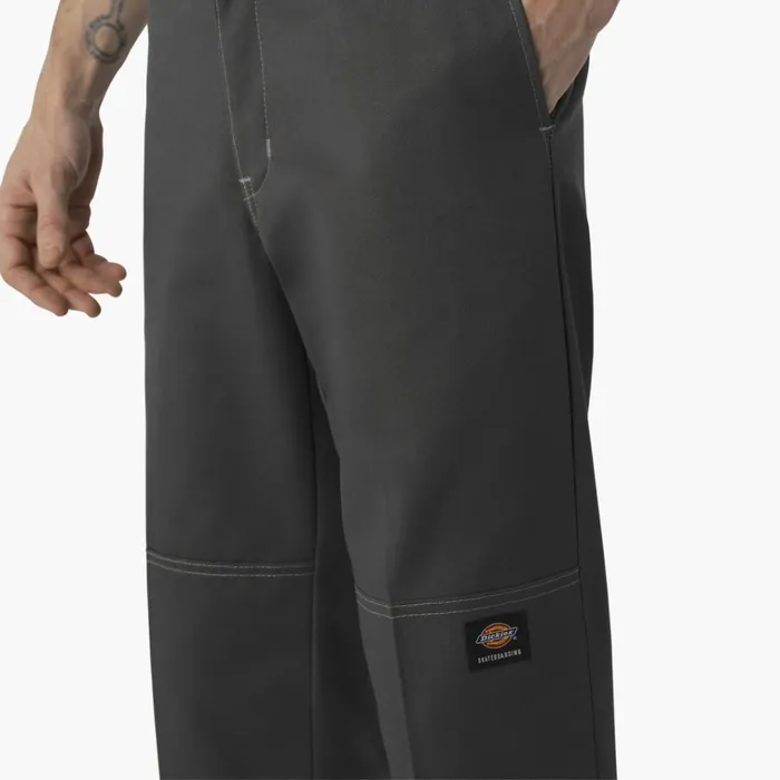 Dickies Skateboarding Regular Fit Double Knee Pants Charcoal W Gray Stitching Charcoal W Gray Stitching hcg Men Dickies Double Knee Dickies Skateboarding Regular Fit Double Knee Pants Charcoal W Gray Stitching Charcoal W Gray Stitching hcg Men Dickies Double Knee