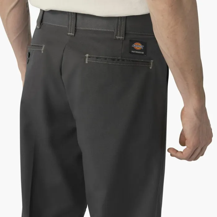 Dickies Skateboarding Regular Fit Double Knee Pants Charcoal W Gray Stitching Charcoal W Gray Stitching hcg Men Dickies Double Knee Dickies Skateboarding Regular Fit Double Knee Pants Charcoal W Gray Stitching Charcoal W Gray Stitching hcg Men Dickies Double Knee