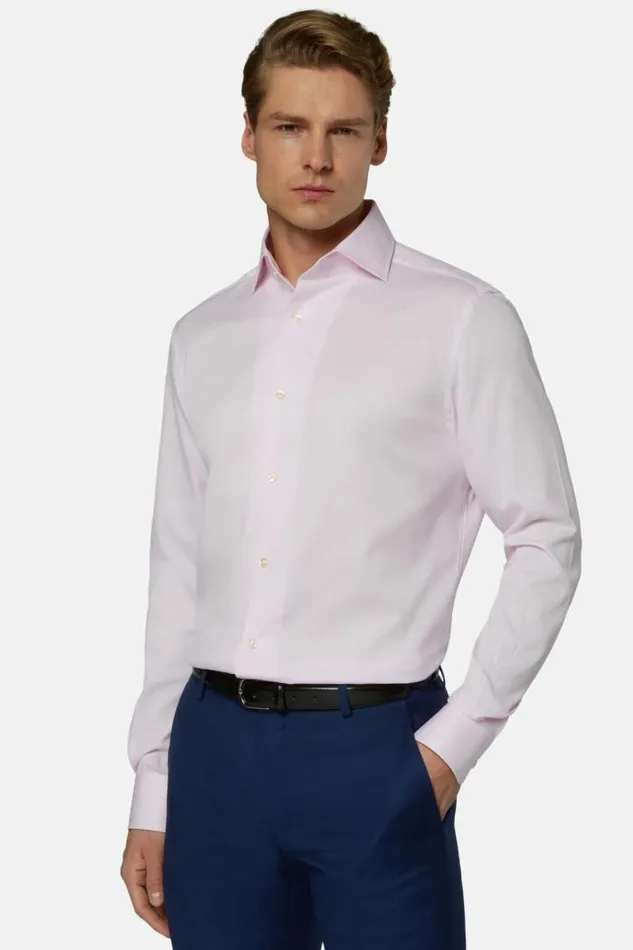 Dress Shirts Men Boggi Milano Regular Fit Pink Cotton Dobby Shirt Pink Dress Shirts Men Boggi Milano Regular Fit Pink Cotton Dobby Shirt Pink
