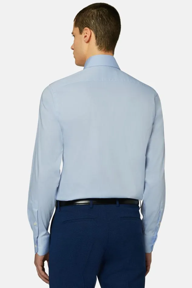 Dress Shirts Men Boggi Milano Slim Fit Sky Blue Stretch Cotton And Nylon Shirt Light Blu Dress Shirts Men Boggi Milano Slim Fit Sky Blue Stretch Cotton And Nylon Shirt Light Blu