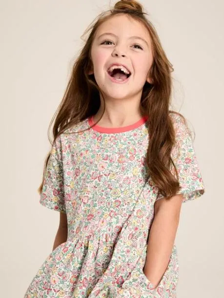 Dresses Girls Joules Multi Print Jersey TShirt Dress