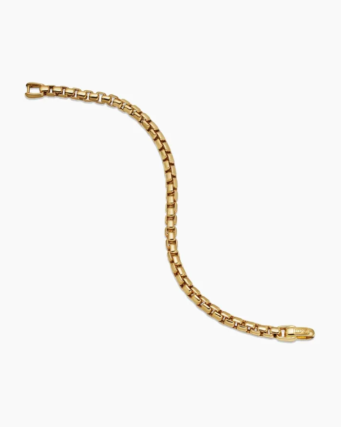 DY Bel Aire Box Chain Bracelet In 18K Yellow Gold 52mm Women David Yurman Chain DY Bel Aire Box Chain Bracelet In 18K Yellow Gold 52mm Women David Yurman Chain