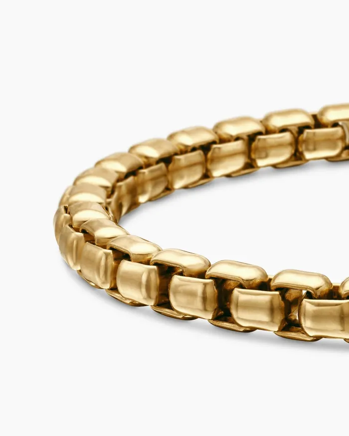 DY Bel Aire Box Chain Bracelet In 18K Yellow Gold 52mm Women David Yurman Chain DY Bel Aire Box Chain Bracelet In 18K Yellow Gold 52mm Women David Yurman Chain