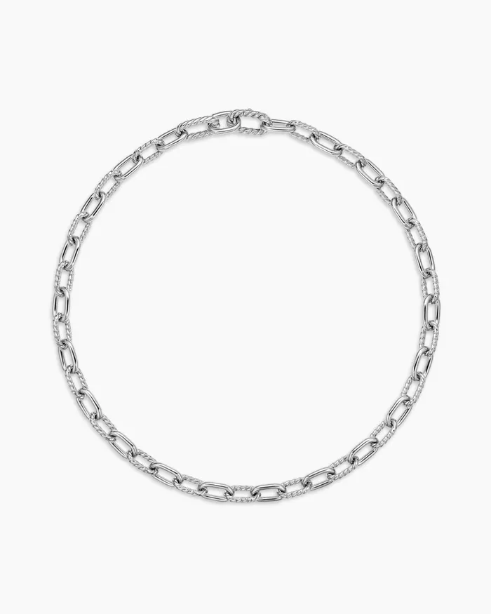 DY Madison Chain Necklace In Sterling Silver 85mm Women David Yurman Chain DY Madison Chain Necklace In Sterling Silver 85mm Women David Yurman Chain