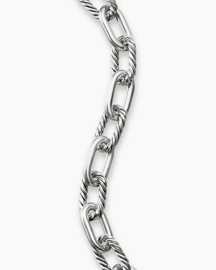 DY Madison Toggle Chain Bracelet In Sterling Silver With 18K Yellow Gold 11mm Women David Yurman Chain DY Madison Toggle Chain Bracelet In Sterling Silver With 18K Yellow Gold 11mm Women David Yurman Chain