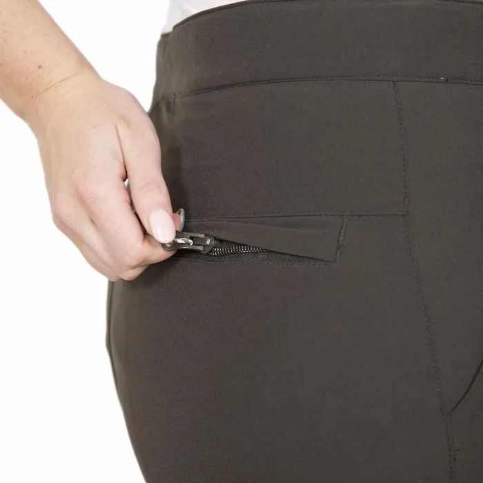 Escaped Quick Dry Walking Trousers Black Women Trespass 34 Length Trousers