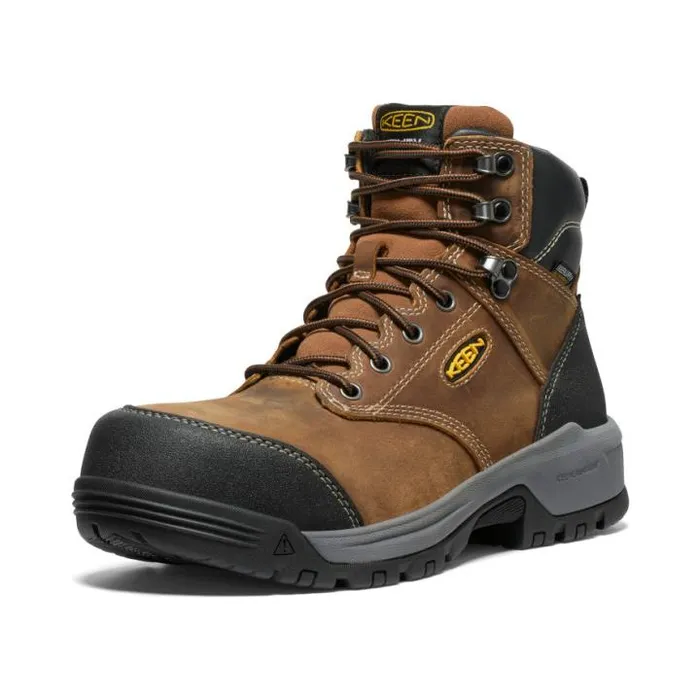 Evanston Boot 6quot Waterproof BisonBlack Leather Work Boot Men KEEN Work Boots and Shoes Evanston Boot 6quot Waterproof BisonBlack Leather Work Boot Men KEEN Work Boots and Shoes