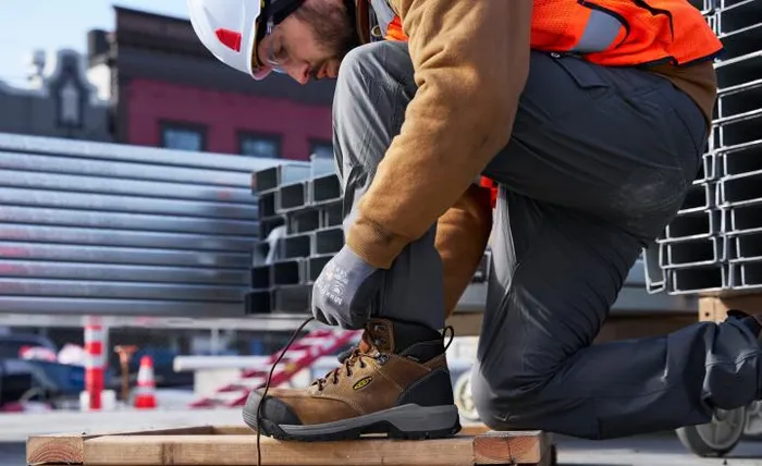 Evanston Boot 6quot Waterproof BisonBlack Leather Work Boot Men KEEN Work Boots and Shoes Evanston Boot 6quot Waterproof BisonBlack Leather Work Boot Men KEEN Work Boots and Shoes
