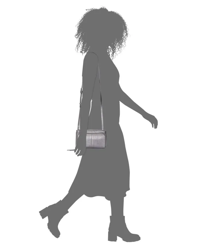 Ezra Crossbody Dark Grey Women Lucky Brand Handbags
