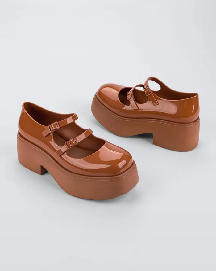 Farah Brown Women Melissa Platforms