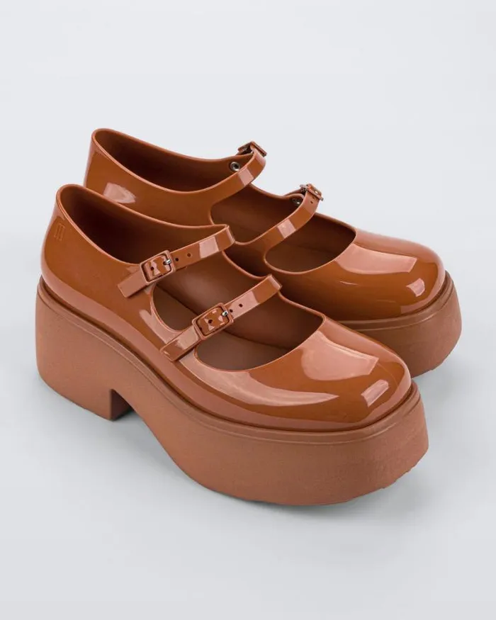 Farah Brown Women Melissa Platforms