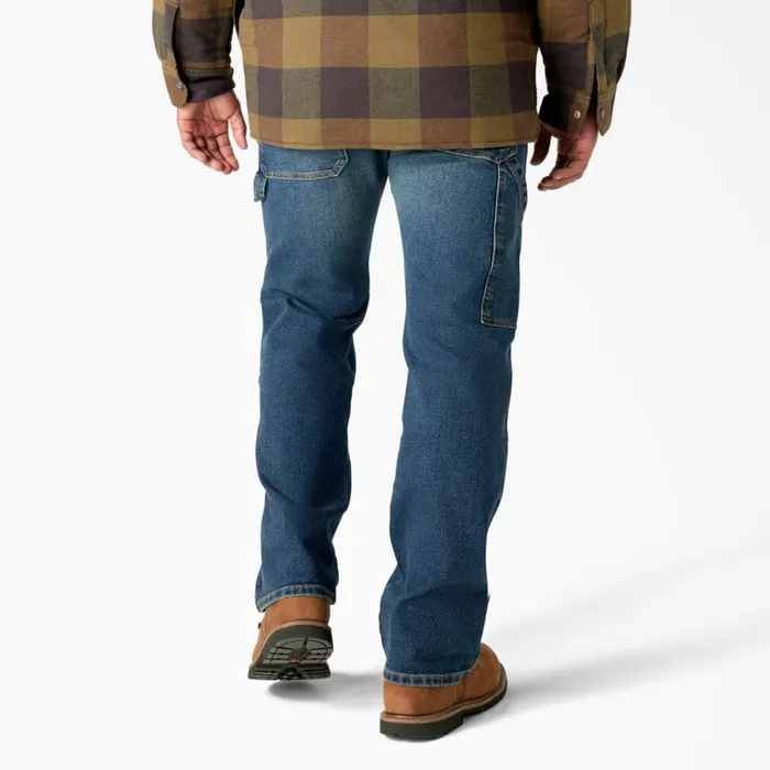FLEX Relaxed Fit Double Knee Jeans Tined Denim Wash Tined Denim Wash twi Men Dickies Jeans FLEX Relaxed Fit Double Knee Jeans Tined Denim Wash Tined Denim Wash twi Men Dickies Jeans