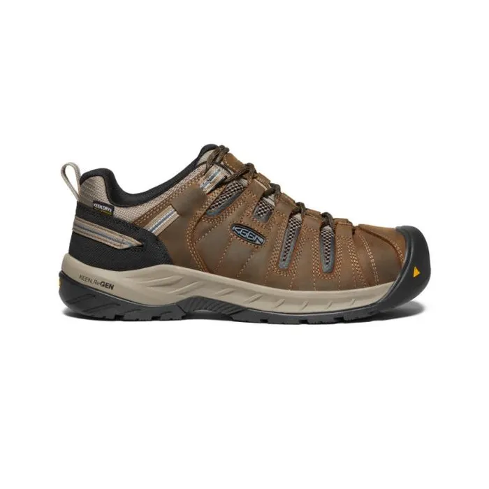 Flint II Waterproof Steel Toe Cascade BrownOrion Blue Men KEEN Work Boots and Shoes Flint II Waterproof Steel Toe Cascade BrownOrion Blue Men KEEN Work Boots and Shoes