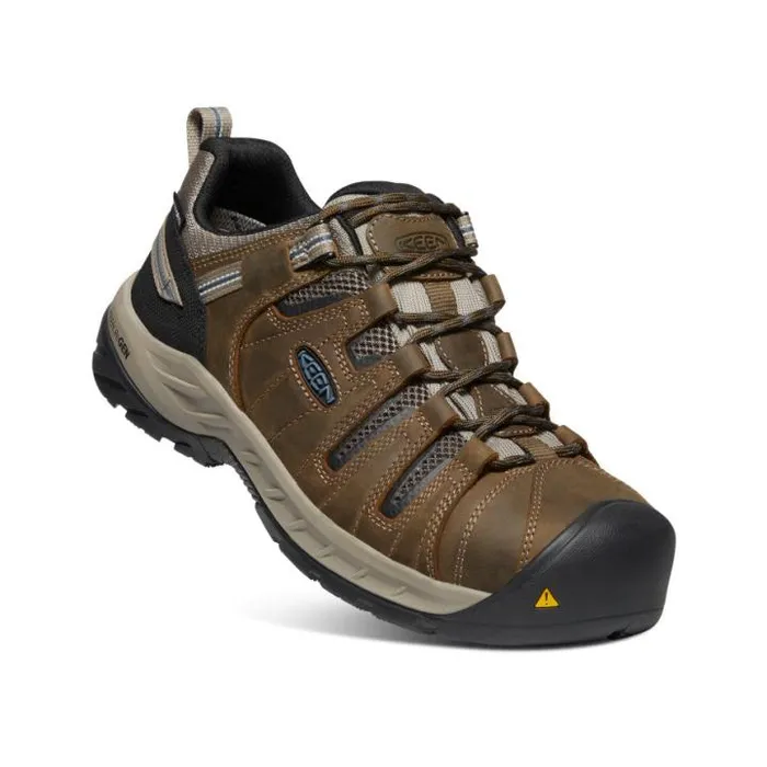 Flint II Waterproof Steel Toe Cascade BrownOrion Blue Men KEEN Work Boots and Shoes Flint II Waterproof Steel Toe Cascade BrownOrion Blue Men KEEN Work Boots and Shoes