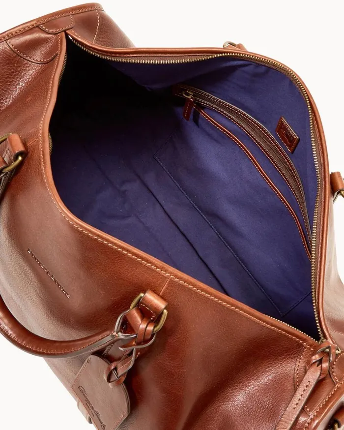 Florentine Gym Bag Chestnut Women Dooney and Bourke Travel Florentine Gym Bag Chestnut Women Dooney and Bourke Travel