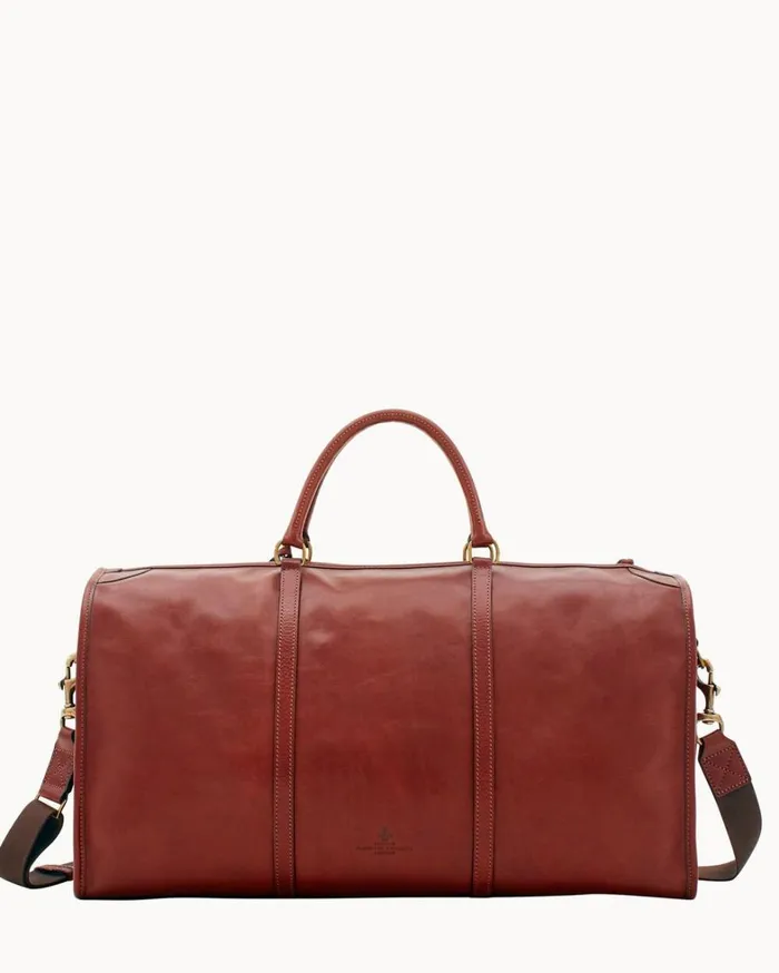Florentine Gym Bag Chestnut Women Dooney and Bourke Travel Florentine Gym Bag Chestnut Women Dooney and Bourke Travel
