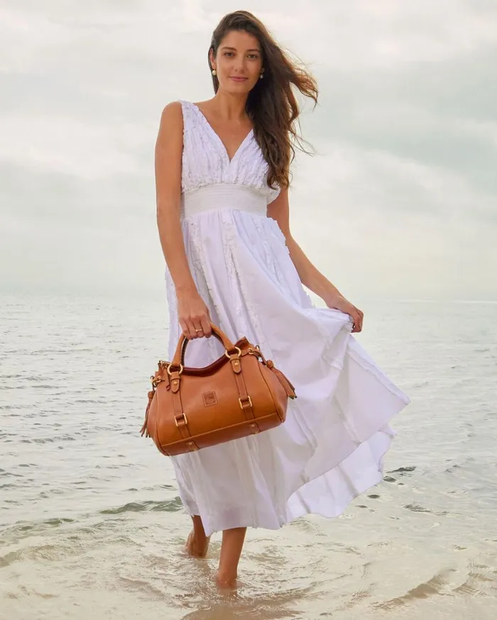 Florentine Satchel Natural Women Dooney and Bourke Satchels Florentine Satchel Natural Women Dooney and Bourke Satchels